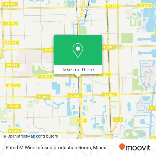 Mapa de Rated M Wine Infused production Room