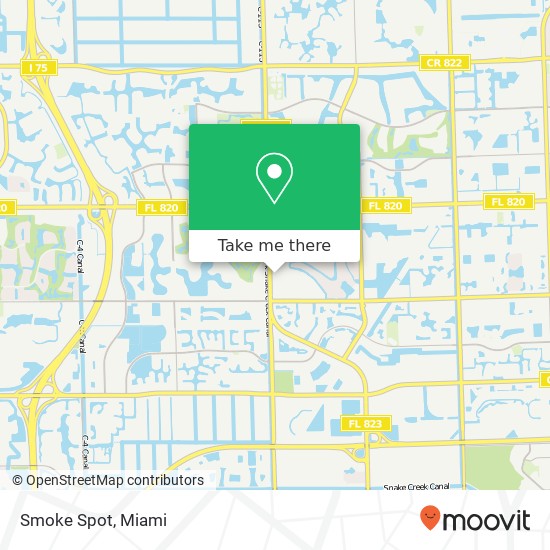 Smoke Spot map