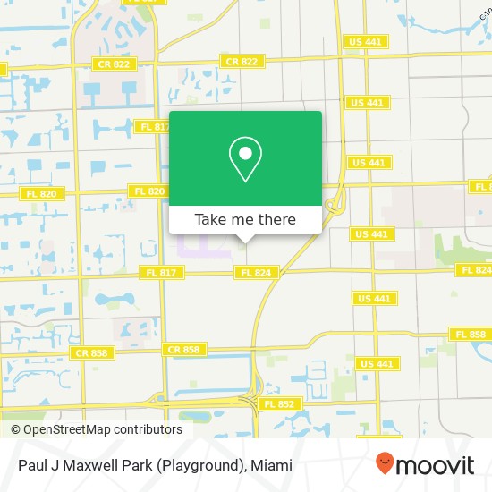 Paul J Maxwell Park (Playground) map