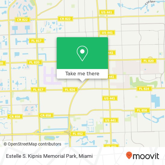 Estelle S. Kipnis Memorial Park map