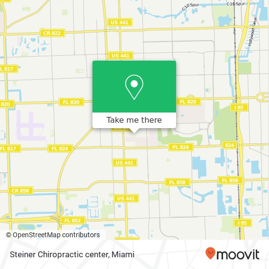 Steiner Chiropractic center map