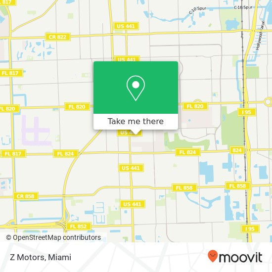 Z Motors map