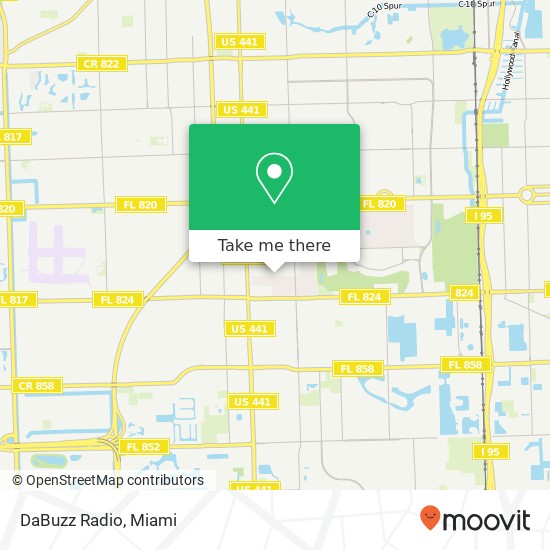 Mapa de DaBuzz Radio