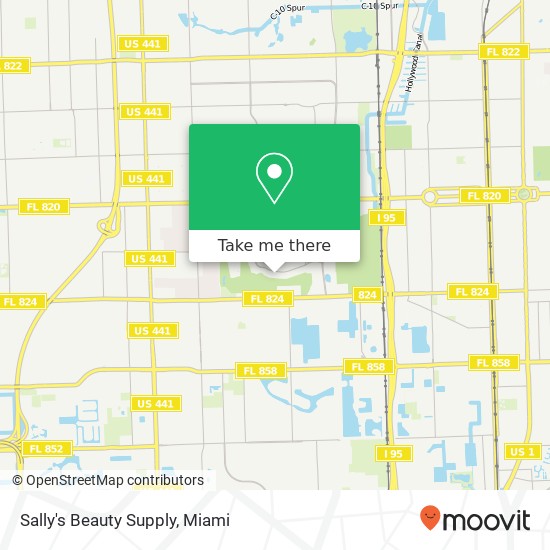 Mapa de Sally's Beauty Supply