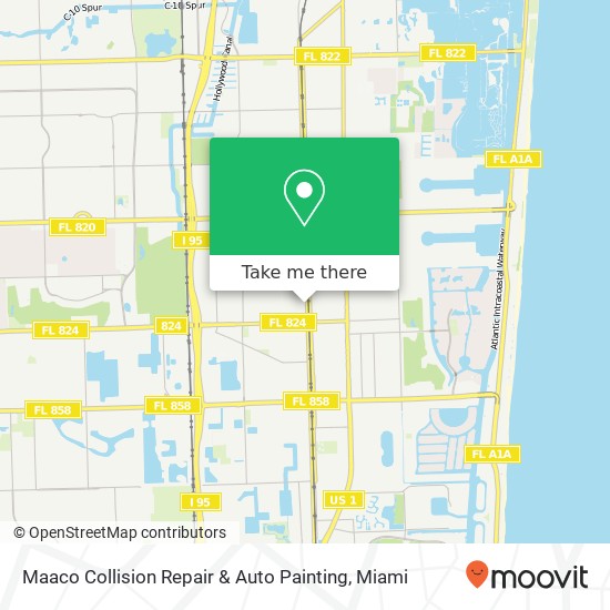 Mapa de Maaco Collision Repair & Auto Painting