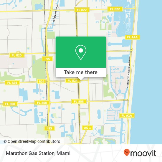 Marathon Gas Station map