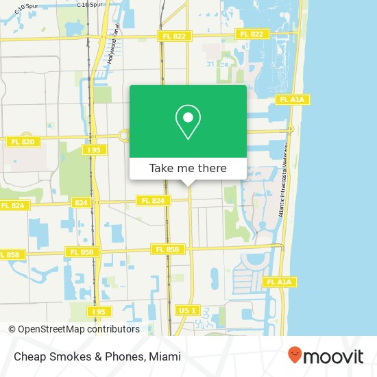 Cheap Smokes & Phones map