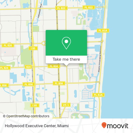 Mapa de Hollywood Executive Center