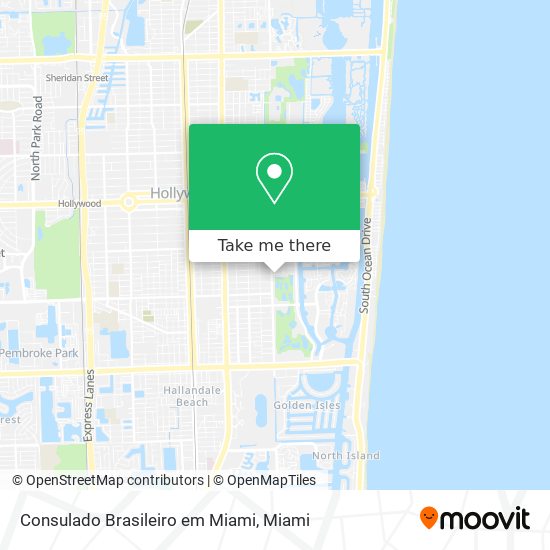 Consulado Brasileiro em Miami map