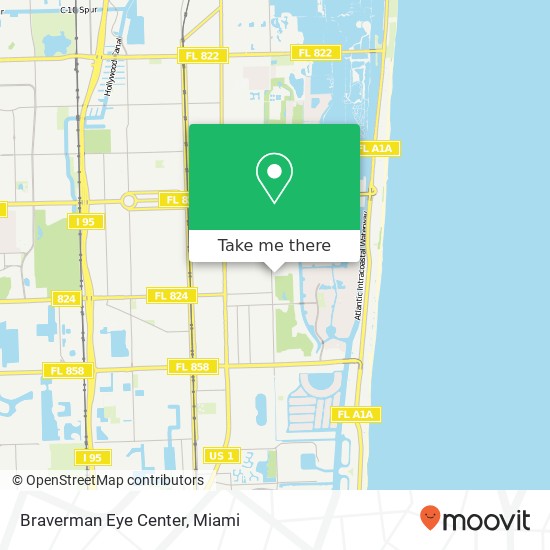 Braverman Eye Center map