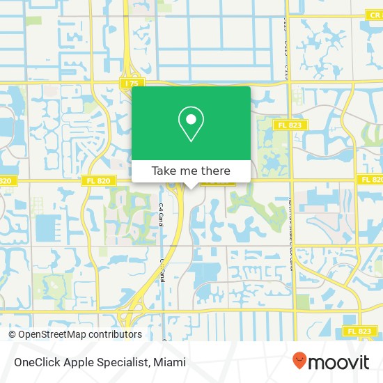 OneClick Apple Specialist map