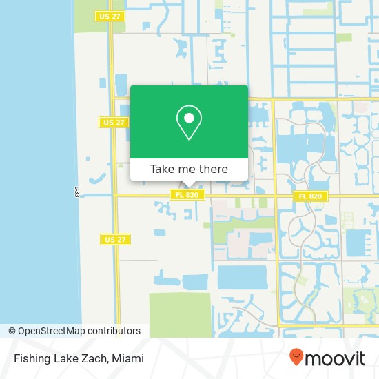 Mapa de Fishing Lake Zach