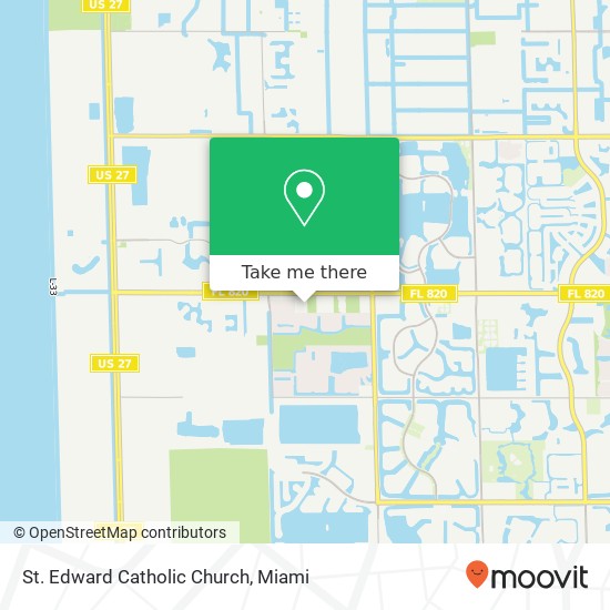 Mapa de St. Edward Catholic Church