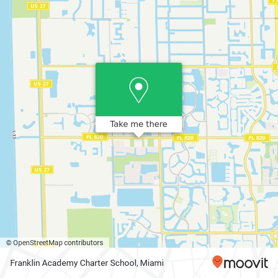 Mapa de Franklin Academy Charter School