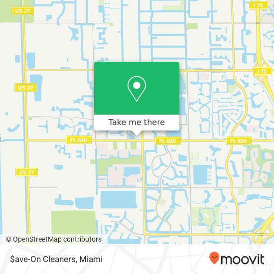 $ave-On Cleaners map