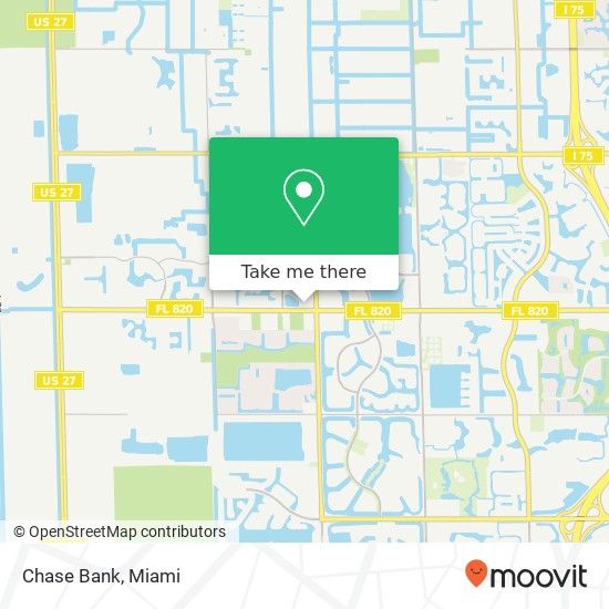 Mapa de Chase Bank