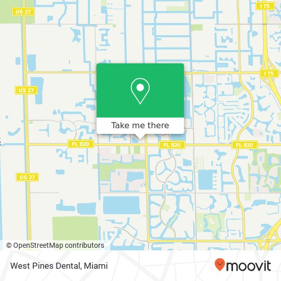 Mapa de West Pines Dental