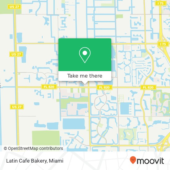 Latin Cafe Bakery map