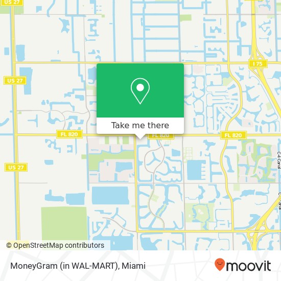 Mapa de MoneyGram (in WAL-MART)