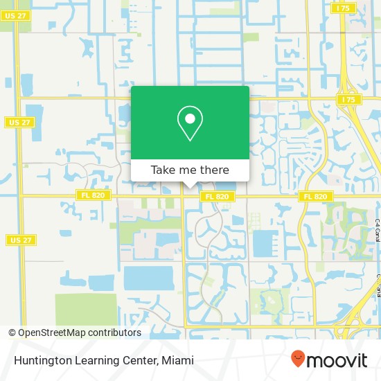 Mapa de Huntington Learning Center