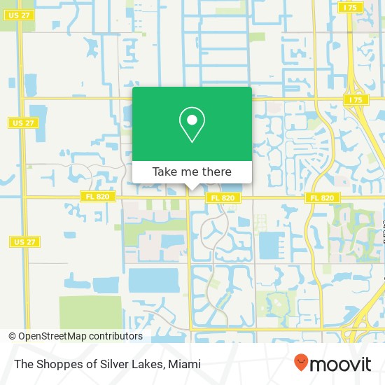 Mapa de The Shoppes of Silver Lakes