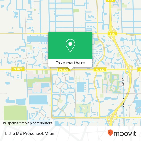 Little Me Preschool map