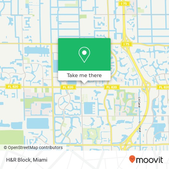 H&R Block map