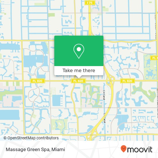 Massage Green Spa map