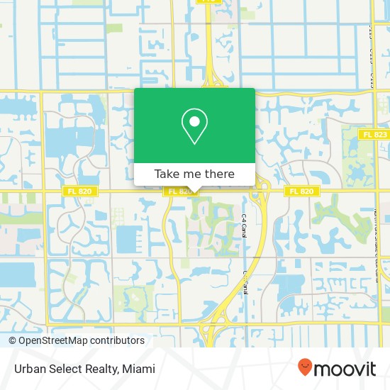 Urban Select Realty map