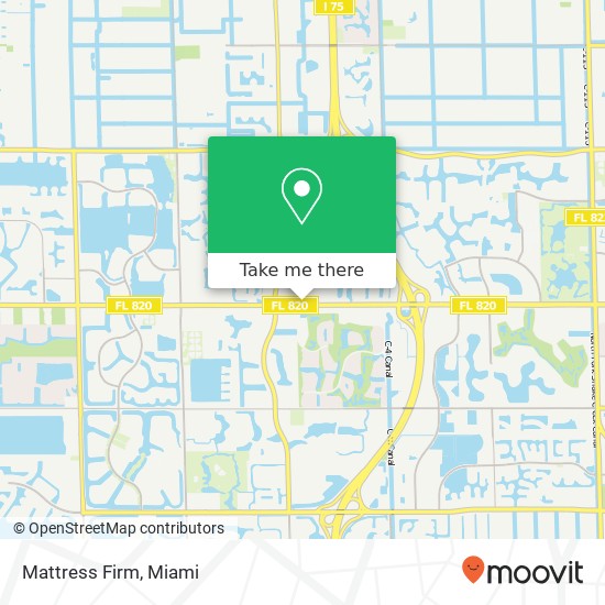 Mattress Firm map