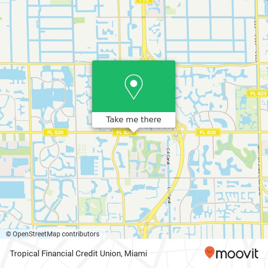 Mapa de Tropical Financial Credit Union