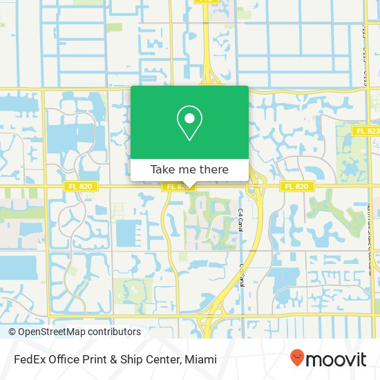 Mapa de FedEx Office Print & Ship Center