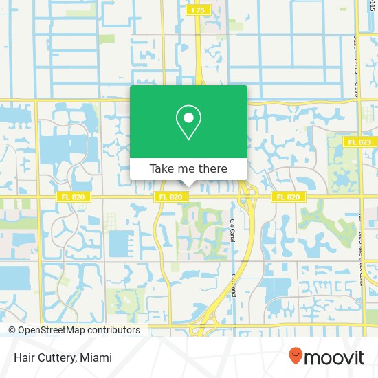 Hair Cuttery map