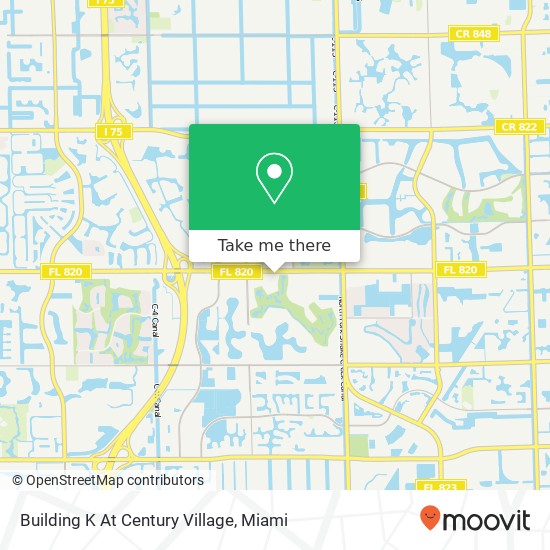 Mapa de Building K At Century Village