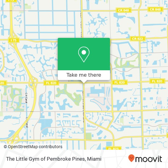 The Little Gym of Pembroke Pines map