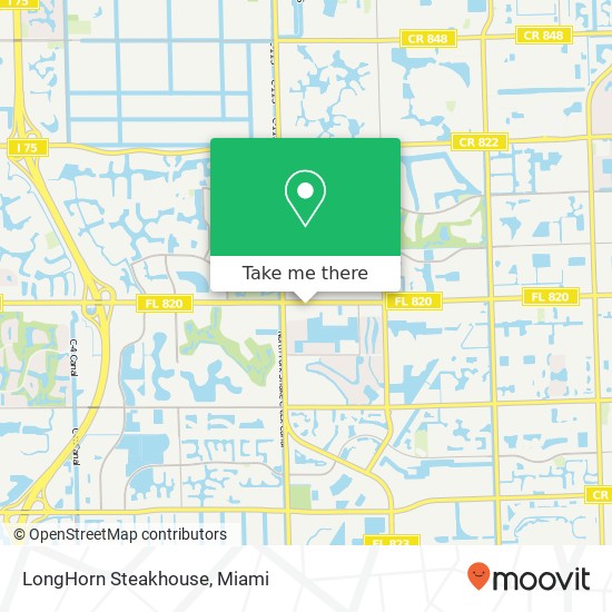 Mapa de LongHorn Steakhouse