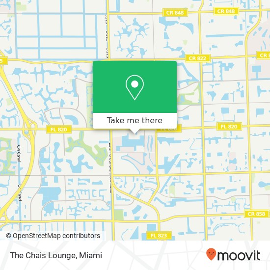 Mapa de The Chais Lounge