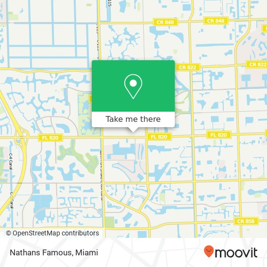 Mapa de Nathans Famous