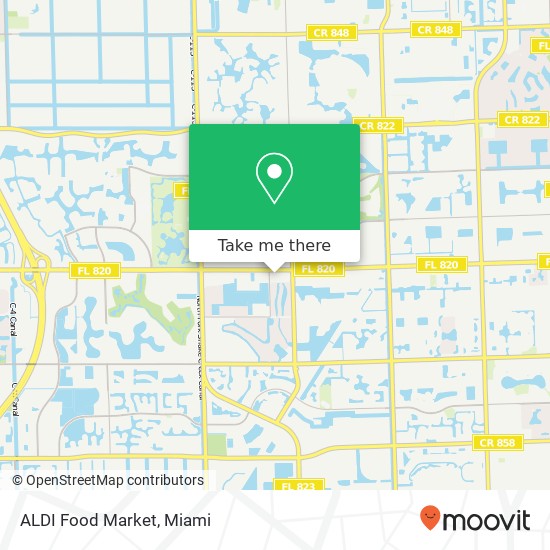 Mapa de ALDI Food Market