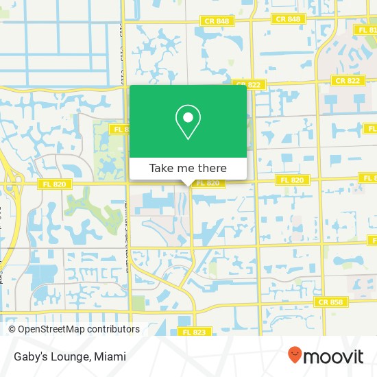 Gaby's Lounge map
