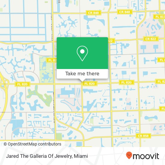 Jared The Galleria Of Jewelry map