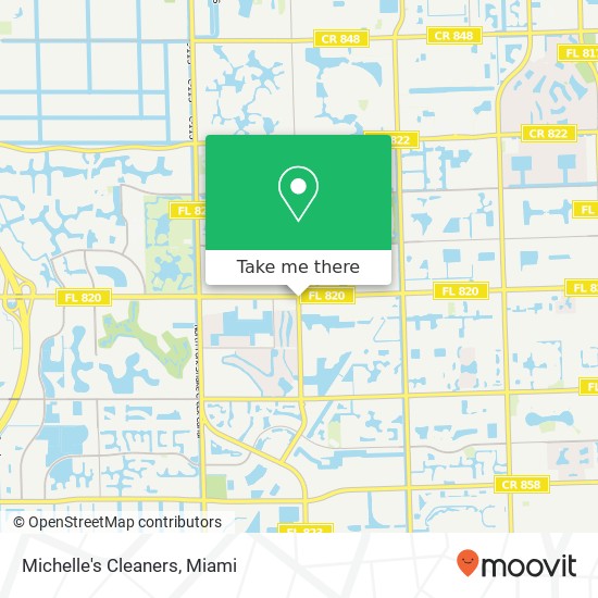 Michelle's Cleaners map