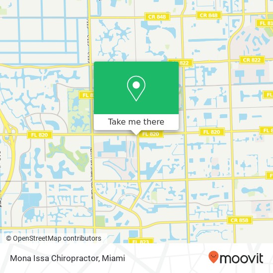 Mona Issa Chiropractor map