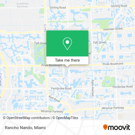 Rancho Nando map