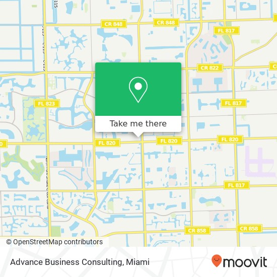 Advance Business Consulting map