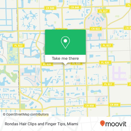 Rondas Hair Clips and Finger Tips map