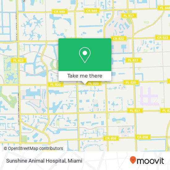 Mapa de Sunshine Animal Hospital