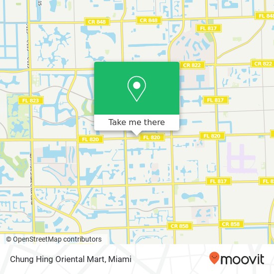 Mapa de Chung Hing Oriental Mart