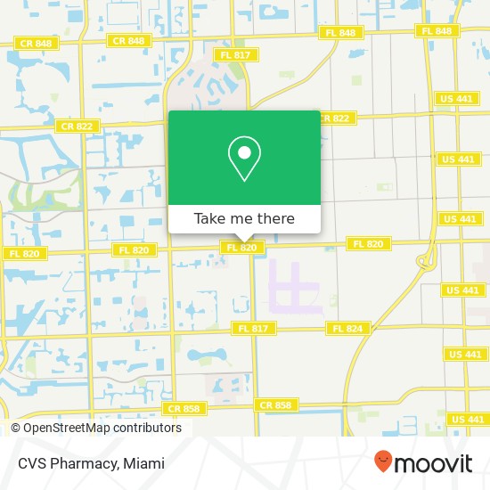 Mapa de CVS Pharmacy