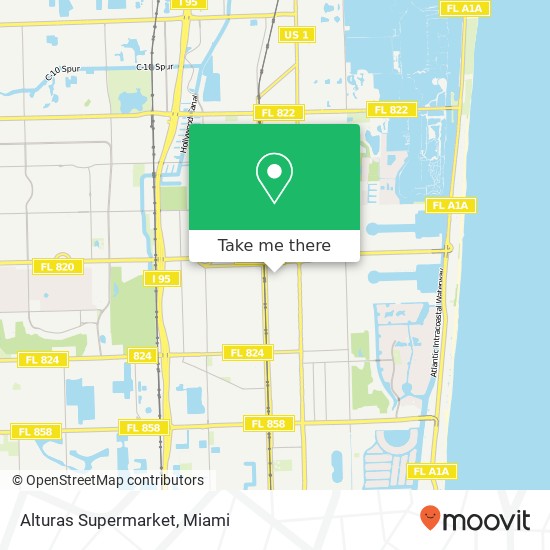 Alturas Supermarket map